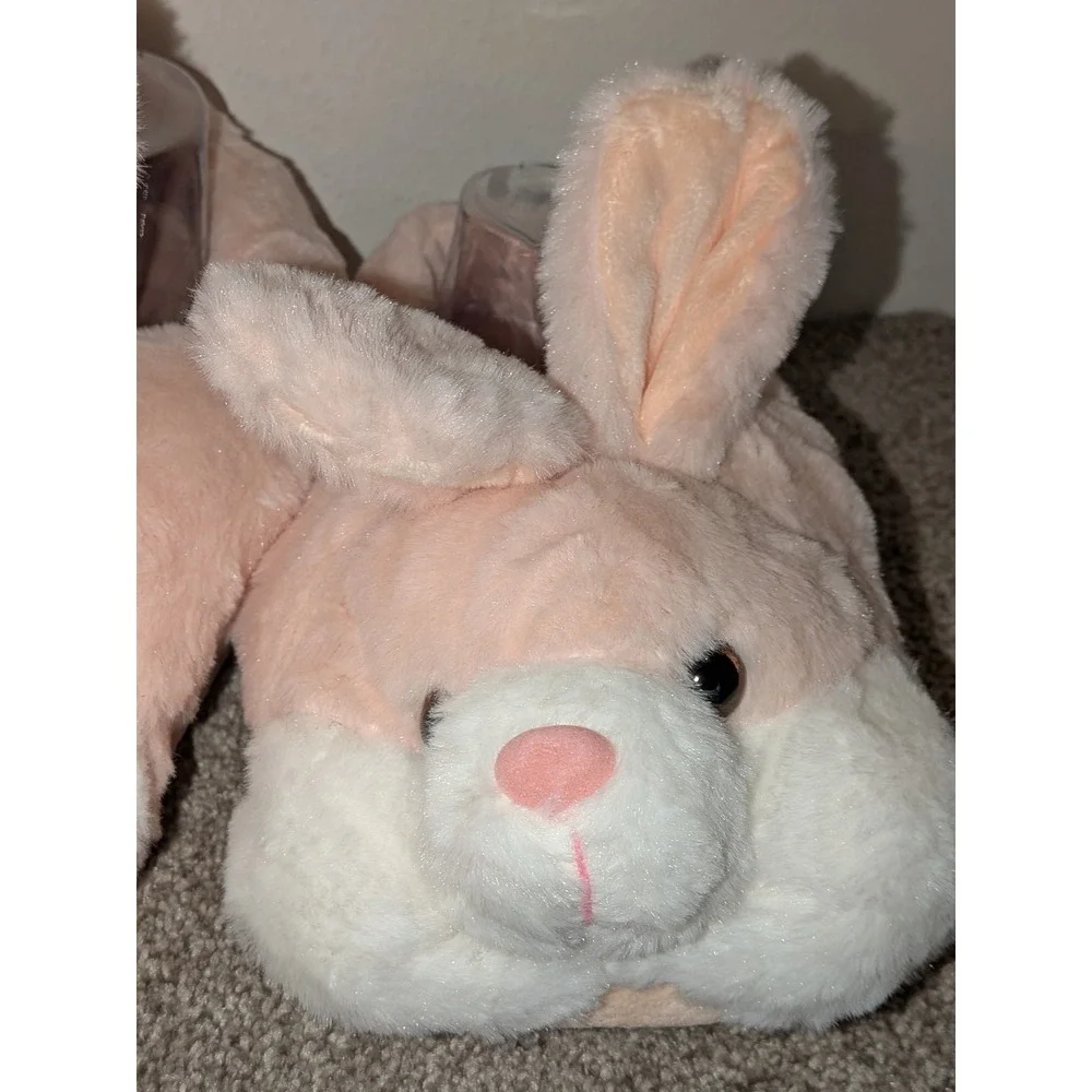 Bunny Slippers Plush Animal Slippers‎ Cute Rabbit Slippers Size 5-6 NEW